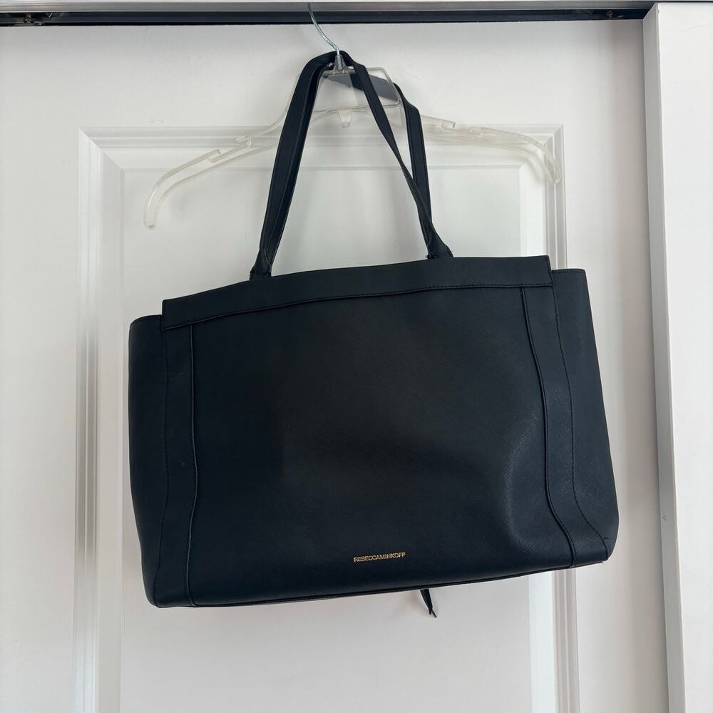 Rebecca Minkoff Women’s Work Tote Black Essential Minimalist Basic‎